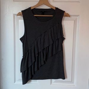 J crew ruffle top